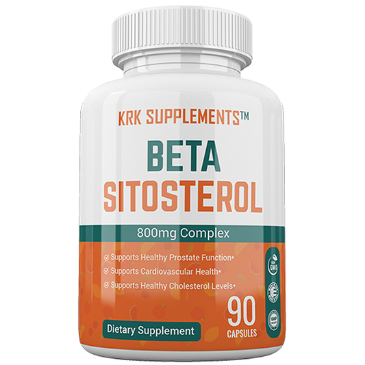 Beta Sitosterol 800 mg Complex – 90 Capsules | KRK Supplements