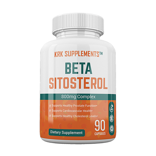 Beta Sitosterol 800 mg Complex – 90 Capsules | KRK Supplements