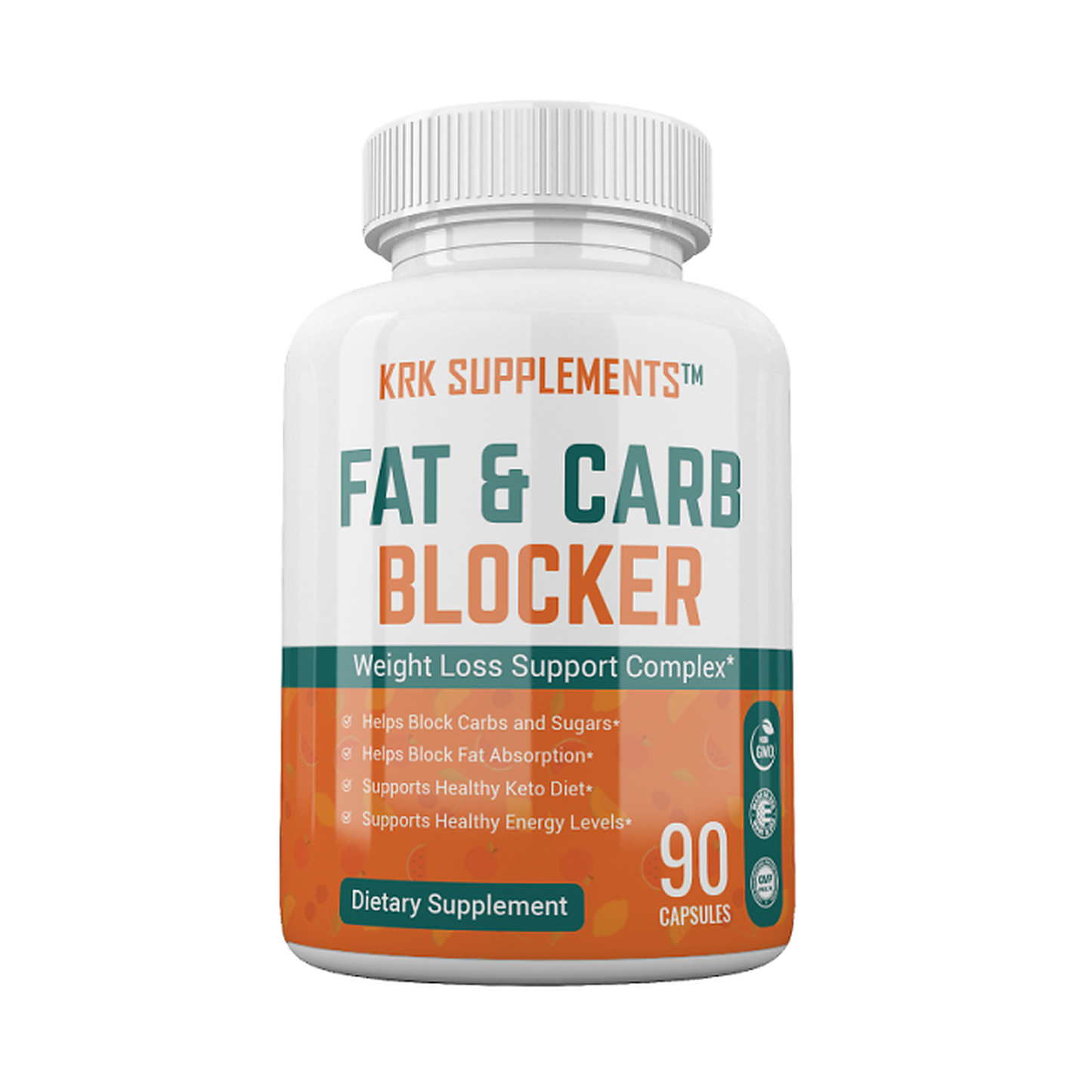 Fat & Carb Blocker – 90 Capsules | KRK Supplements