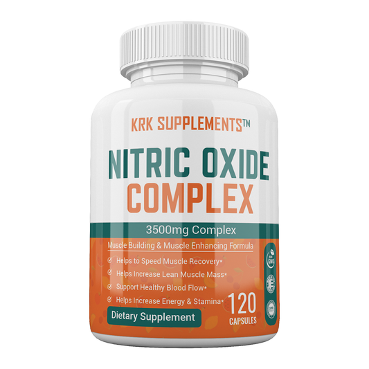 Nitric Oxide Complex 3500 mg – 120 Capsules | KRK Supplements