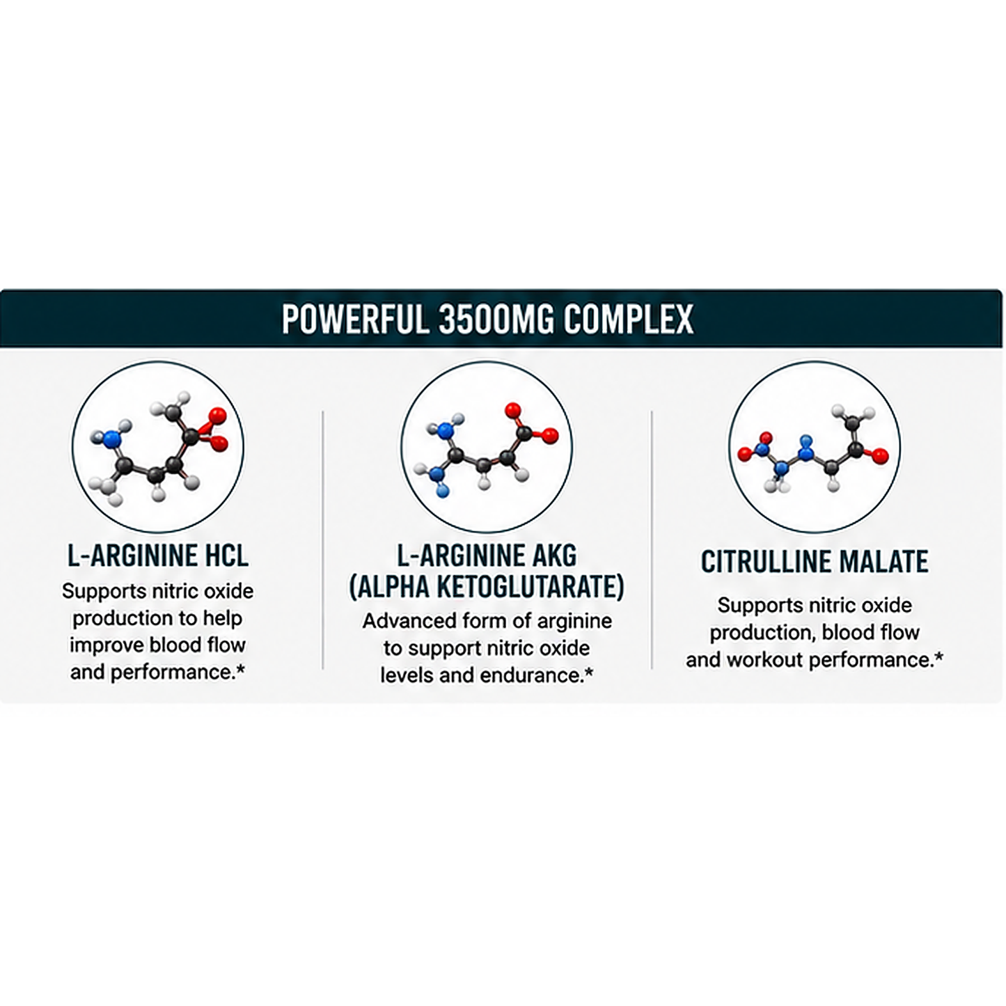 Nitric Oxide Complex 3500 mg – 120 Capsules | KRK Supplements
