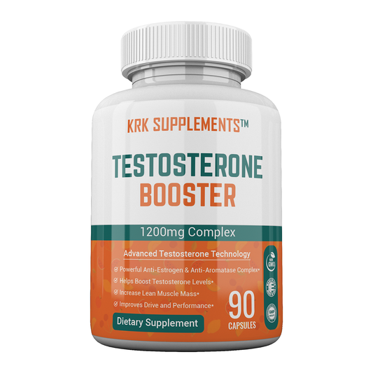 Testosterone Booster 1200 mg Complex – 90 Capsules | KRK Supplements