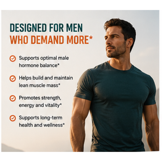 Testosterone Booster 1200 mg Complex – 90 Capsules | KRK Supplements